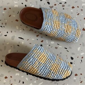 Staud Raffia Clogs Size 37